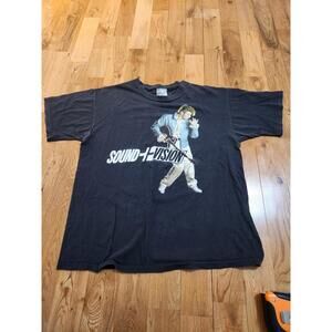 Vintage 90s David Bowie Sound Vision Tour Black Brockum L